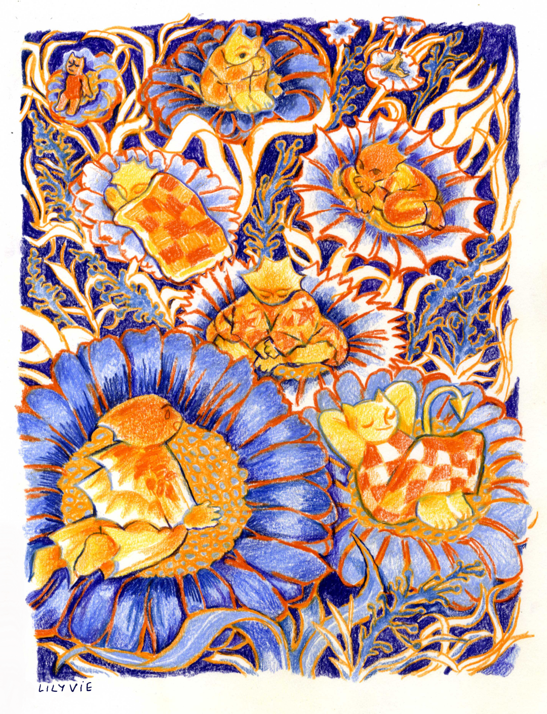 Do More Art - colour pencils image